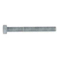 Hex Head Screw DIN 933 M10 | Hot-Dip Galvanised | Corrosion Resistant | @Pack of 25 | by Wurth