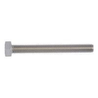 Hexagon Bolt DIN 933 | M10 | A2 Stainless Steel | Plain Finish | @Pack of 10 | by Wurth