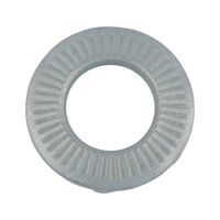Contact Washer DISC CNTCT SER MZP D51 | Serrated Design | Zinc Plated Steel | @Pack of 50 | by Wurth