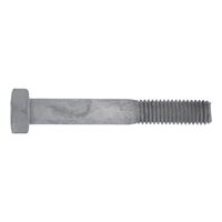 Hex Head Screw ISO 4014 Steel 8.8U | Hot Dip Galvanised | M16x140 | WS24 Drive | by Wurth