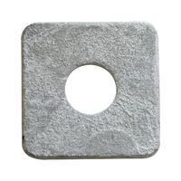 Square Washer M12 | Hot-Dip Galvanized Steel | Corrosion Resistant | Enhanced Load Distribution | @Pack of 100 | by Wurth