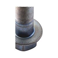 Hexagon Head Serrated Screw with Flange | M10 x 1.5 | Zinc-Nickel Plated | High Strength 10.9 | @Pack of 10 | by Wurth