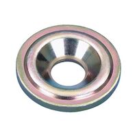 Countersunk Washer Deep Yellow Galvanised | Solid Steel | Corrosion Resistant | @Pack of 100 | by Wurth