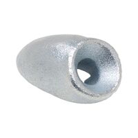 Angled Washer 45° Oval Hole | Zinc Plated | High Fitting Accuracy | Quick Mounting | @Pack of 25 | by Wurth