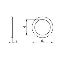 Shim Ring DIN 988 Steel Plain | 4mm Internal Diameter | RoHS Compliant | @Pack of 500 | by Wurth