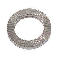 Wedge Lock Washer W.TEC | Narrow Shape | Stainless Steel A4 | @Pack of 25 | by Wurth