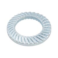 Lock Washer S Spring Steel | Zinc-Plated & Blue Passivated | Belleville Shape | Vibration Resistant | @Pack of 25 | by Wurth