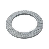 Lock Washer S Spring Steel | Zinc-Plated & Blue Passivated | Belleville Shape | @Pack of 25 | by Wurth