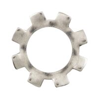 Serrated Washer DIN 6797 A2 | Externally Serrated Design | Corrosion Resistant Stainless Steel | @Pack of 50 | by Wurth