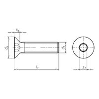 Countersunk Head Screw ISO 10642 | Strength Class 10.9 | Zinc-Nickel Plated | Black Finish | @Pack of 25 | by Wurth