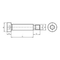 Cheese Head Screw ISO 7379 | Hexagon Socket Head | Steel 12.9 | Plain Finish | @Pack of 10 | by Wurth