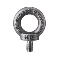 Ring Screw DIN 580 | Case Hardening Steel C15E | 340 kg Load Capacity | Plain Finish | @Pack of 5 | by Wurth