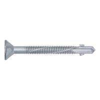 Wing-Type Drilling Screw | Countersunk Head & AW Drive | 50% Time Savings | Flake Zinc Coating | @Pack of 250 | by Wurth