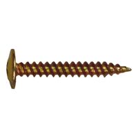 Button Head Needle Point Stitching Screw | Low-Profile Design | Self-Piercing Sharp Points | Zinc Plated Black | @Pack of 100 | by Wurth