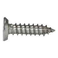 Countersunk Undercut Zinc Plated Self Tapping Screw | Reduced Head Size | Flat Countersunk Head | Pointed Tip | @Pack of 100 | by Wurth