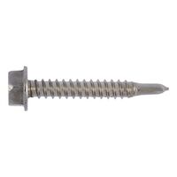 Pias® Drilling Screw | Hexagon Head | A2 Stainless Steel | Self-Tapping | @Pack of 50 | by Wurth