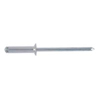 Blind Rivet 120° Countersunk Head | Aluminium Sleeve & Galvanised Steel Mandrel | 100 PCS | by Wurth