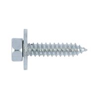 Combi Hexagon Tapping Screw with Captive Washer | Self-Tapping | Zinc Plated Steel | 25 PCS | by Wurth