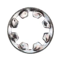 Serrated Washer Type J DIN 6797 | Zinc-Plated Steel | Inner Serrating for Enhanced Grip | @Pack of 100 | by Wurth