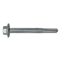 Flange Hex Screw without Seal Series 500 | Hot Dip Galvanized | Hexagon Drive | 5.5mm Diameter | by Wurth