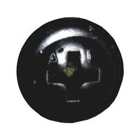 Button Head Needle Point Stitching Screw | Low-Profile Design | Self-Piercing Needle Points | Zinc Plated Yellow Finish | @Pack of 100 | by Wurth