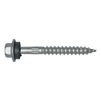Hex Head Type 17 Wood Screw with Flange & Rubber Seal | Self-Drilling Tip | Corrosion Resistant | by Wurth