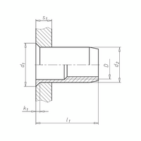 Rivet Nut Small Countersunk Head A2 Stainless Steel | M8 Thread | 27000 N Tensile Load | 10 PCS | by Wurth