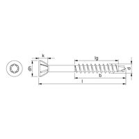 ASSYplus 4 CSMR 60 FLOOR Flooring Screw | Hardened Zinc Plated Steel | Countersunk Milling Head | @Pack of 500 | by Wurth