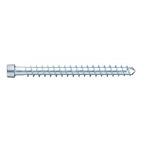 ASSY®plus VG 4 CH Construction Screw | Full Thread & Cylinder Head | High Load Capacity | Zinc Plated | @Pack of 100 | by Wurth