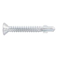 Wing-tip Drilling Screw with Countersunk Milling Head | Zinc-Plated Steel | AW Drive System | @Pack of 500 | by Wurth