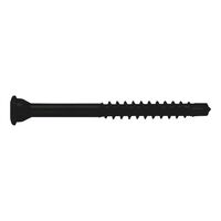 ASSY®plus 4 A2 TH Glass Strip Screw | Black A2 Stainless Steel | Partial Thread & Top Head | @Pack of 200 | by Wurth