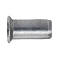 Rivet Nut Multi-Purpose with Countersunk Head | Aluminium Material | 4200 N Tensile Load | @Pack of 10 | by Wurth