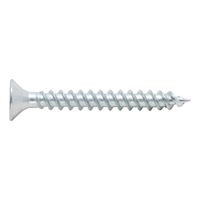 Chipboard Screws ASSY® 3.0 Zinc-Plated Blue | Full Thread & Countersunk Head | AW Drive | @Pack of 100 | by Wurth