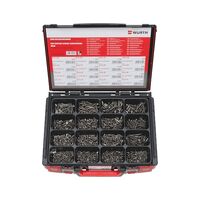 Tapping Screws Countersunk Head Assortment | A2 Stainless Steel | AW Drive System | 1353 Pieces | by Wurth