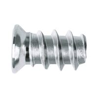 Euro Screw Countersunk Head Type A | Nickel-Plated Steel | 6.3mm Diameter | @Pack of 100 | by Wurth