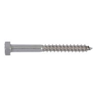 Wood Screw Hexagon Head DIN 571 | A2 Stainless Steel | Corrosion Resistant | 100 PCS | by Wurth