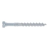 ASSY® 3.0 Combination Timber Screw | Hexagon Head | Glide-Coated Coarse Thread | Zinc Plated | @Pack of 75 | by Wurth