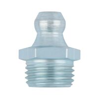 Cone Grease Nipple Shape A | Zinc-Plated Steel | Self-Locking Design | Tapered Male Thread | @Pack of 10 | by Wurth