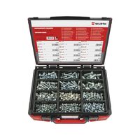 Hexagonal Bolts Fully Threaded Assortment | 685 Pieces | Zinc Plated A2K | ISO 4017/DIN 933 | by Wurth