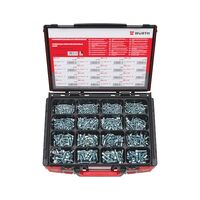 Cylinder Head Screw Assortment | 1020 Pieces | Zinc Plated & A2K Finish | ISO 14579 | by Wurth