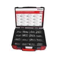 Self Tapping Screws Countersunk Head Assortment | 1600 Pieces | A2 Stainless Steel | Phillips Drive | by Wurth