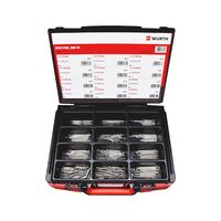 Split Pins Assortment | 250 Pieces | A2 Stainless Steel | DIN 94 Standard | by Wurth