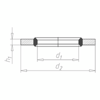 Self-Centring Screw Seal Washer | Zinc Plated Steel | Rubber Sealing Lip | Temperature Resistant | @Each of 1 | by Wurth