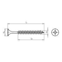 Drywall Screws | 250 PCS | Zinc Plated Yellow | Bugle Head | by Wurth