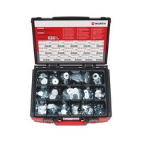 Wing Repair Washer Assortment | 1400 Pieces | Zinc-Plated Steel | Blue Passivated Finish | by Wurth
