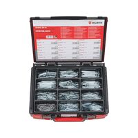 Split Pin Assortment 1775 pcs | Zinc-Plated Steel | ISO 1234 Compliant | @1 PCS | by Wurth