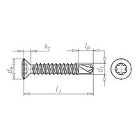 Window Construction Screw | Self-Drilling | Raised Countersunk Head | Zinc-Plated & Blue Passivated | @Pack of 2000 | by Wurth