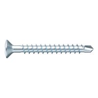 Window Construction Screw ASSY®plus 4 FBS RCS | Hardened Steel | Zinc-Plated | Full Thread | @Pack of 1000 | by Wurth