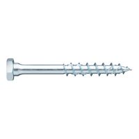 ASSY® 4 COMBI Timber Screw | Hexagon Head | Zinc Plated | Partial Thread | @Pack of 75 | by Wurth