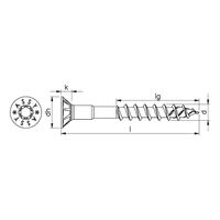 ASSY 4 CSMP HO Universal Screw | Zinc Plated | Countersunk Milling Pocket Head | RW20 Drive | @Pack of 100 | by Wurth